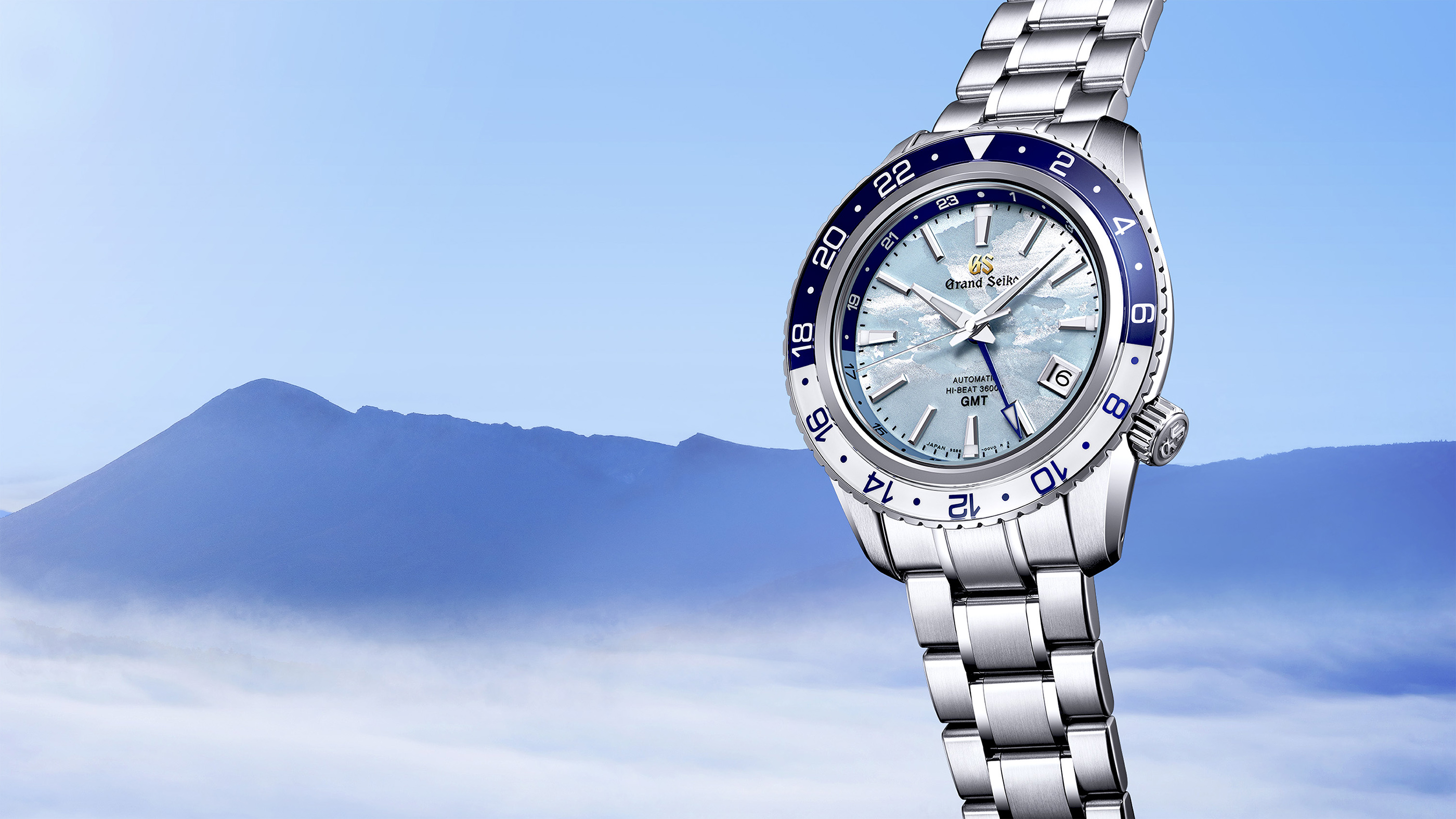 Grand seiko blue gmt sale