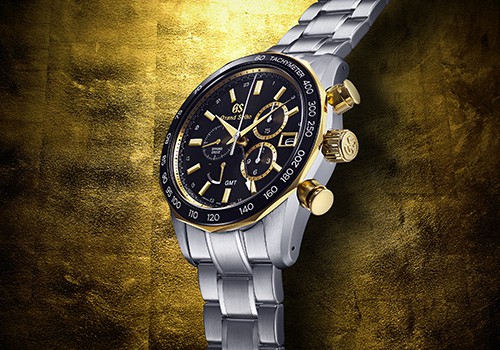 Ein neuer Spring Drive Chronograph mit goldenen Highlights