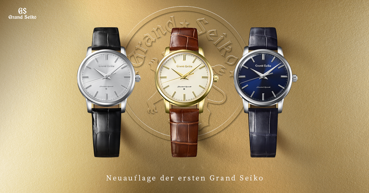 Re creations of the first Grand Seiko Grand Seiko