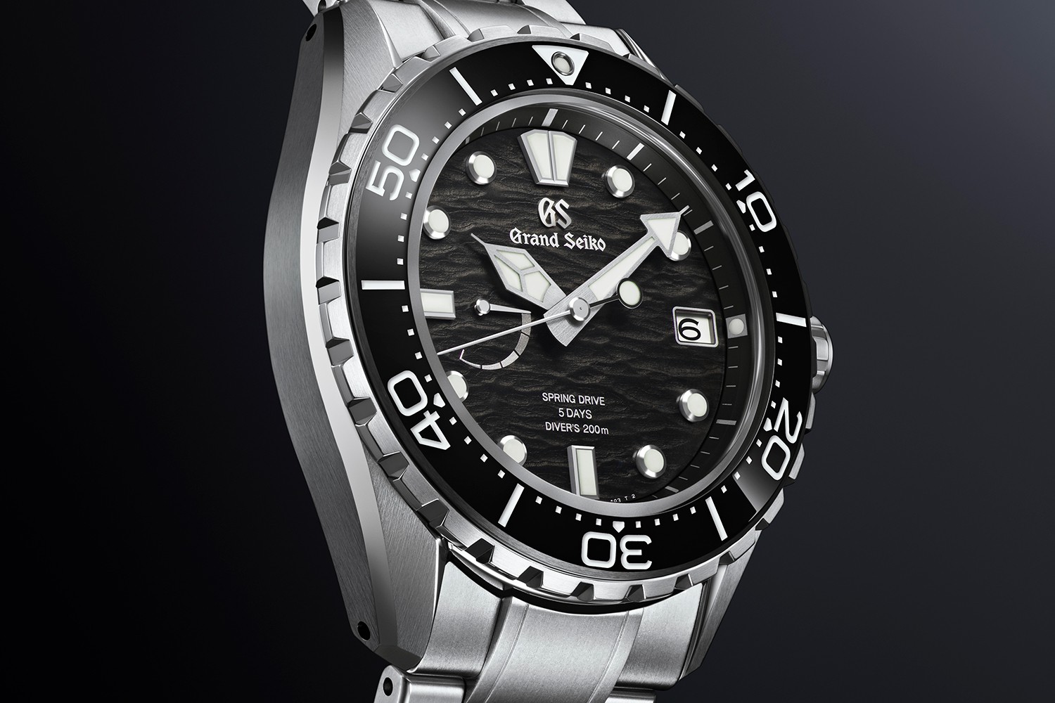 グランドセイコー Grand Seiko SLGA015 ブラック メンズ 腕時計