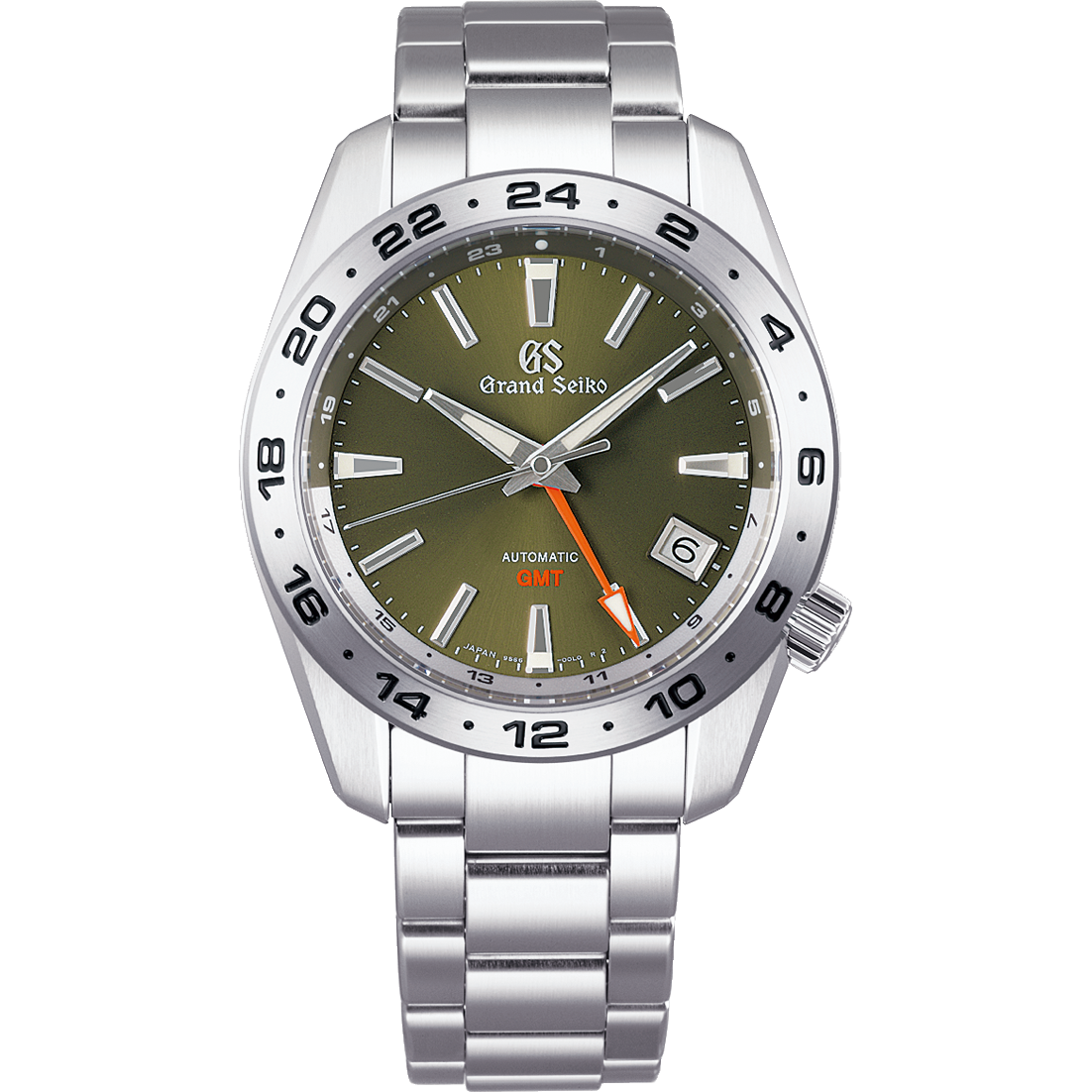 グランド セイコー GRAND SEIKO 腕時計 メンズ SBGM247 スポーツコレクション アクティブ メカニカル GMT Sport Collection Active Mechanical GMT 自動巻き（9S66/手巻き付） ハンターグリーンxシルバー アナログ表示
