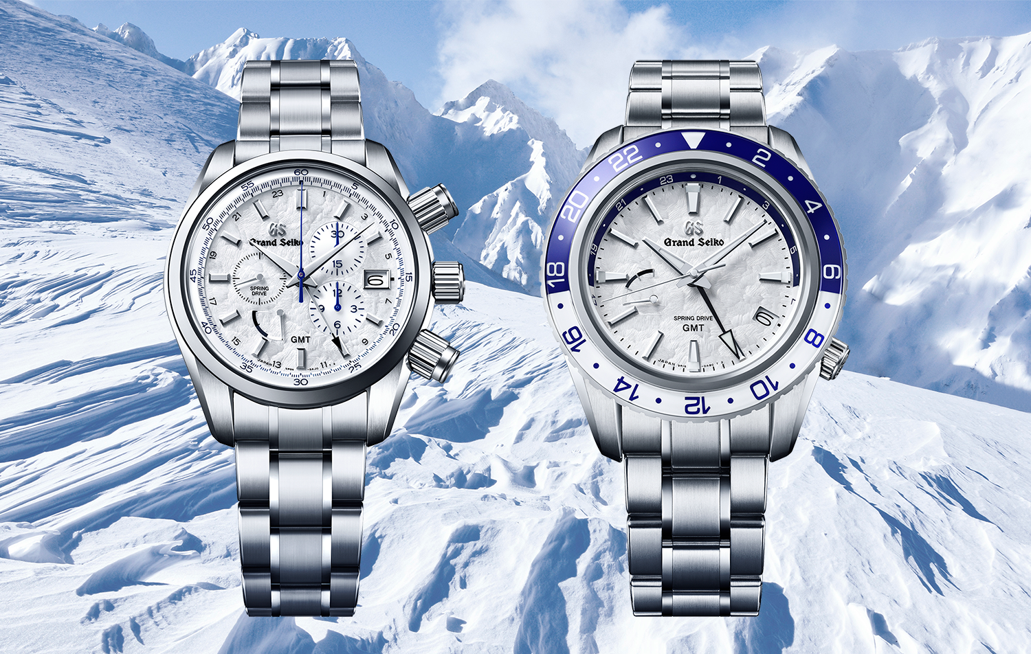 Two Grand Seiko sport watches capture the beauty of winter